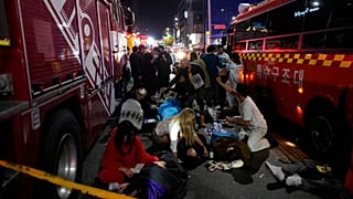 Εικόνα από το σημείο της τραγωδίας στη Σεούλ