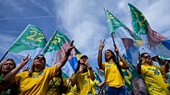 Apoiantes de Jair Bolsonaro
