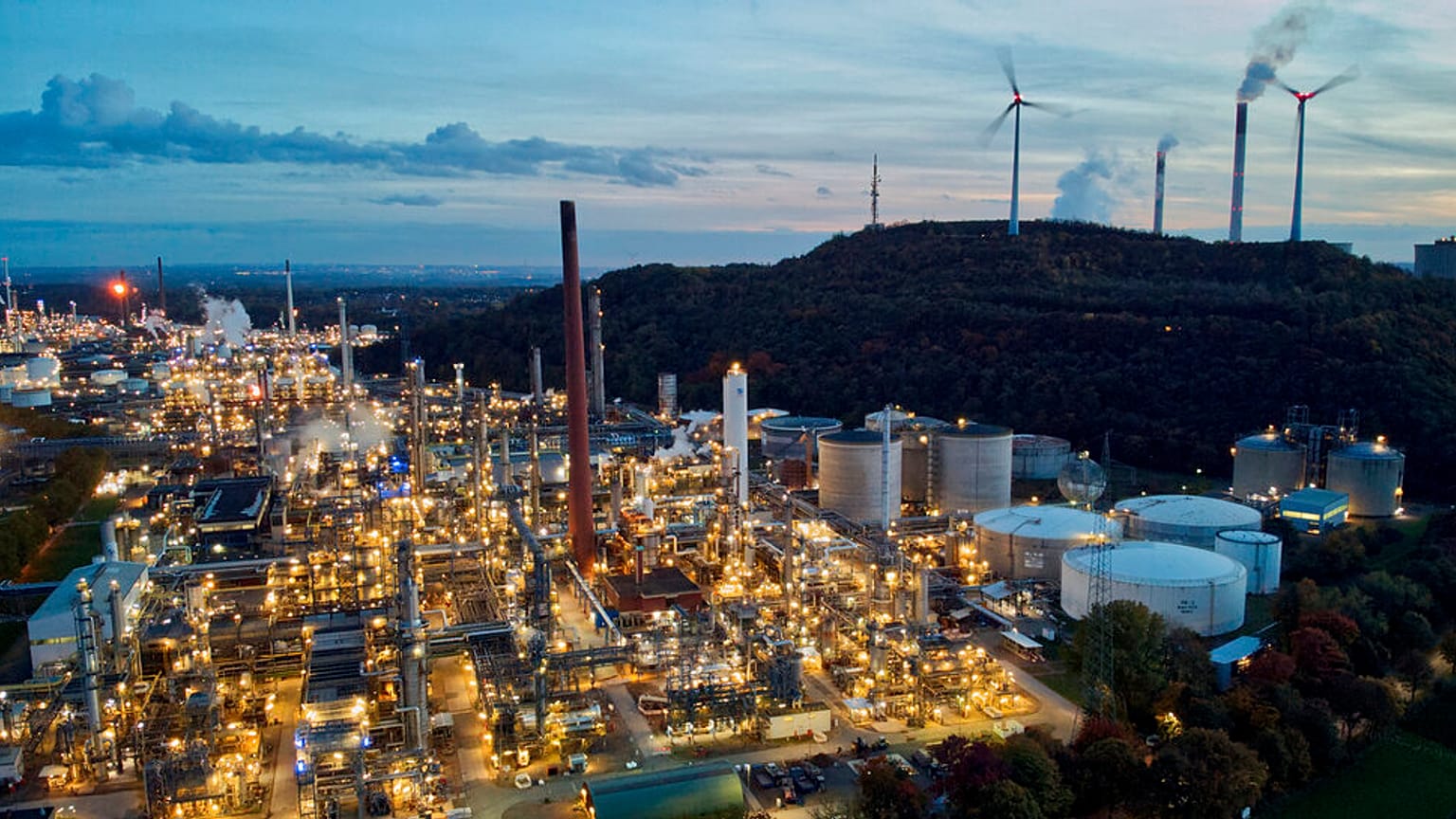 Refinaria em Gelsenkirchen, Alemanha