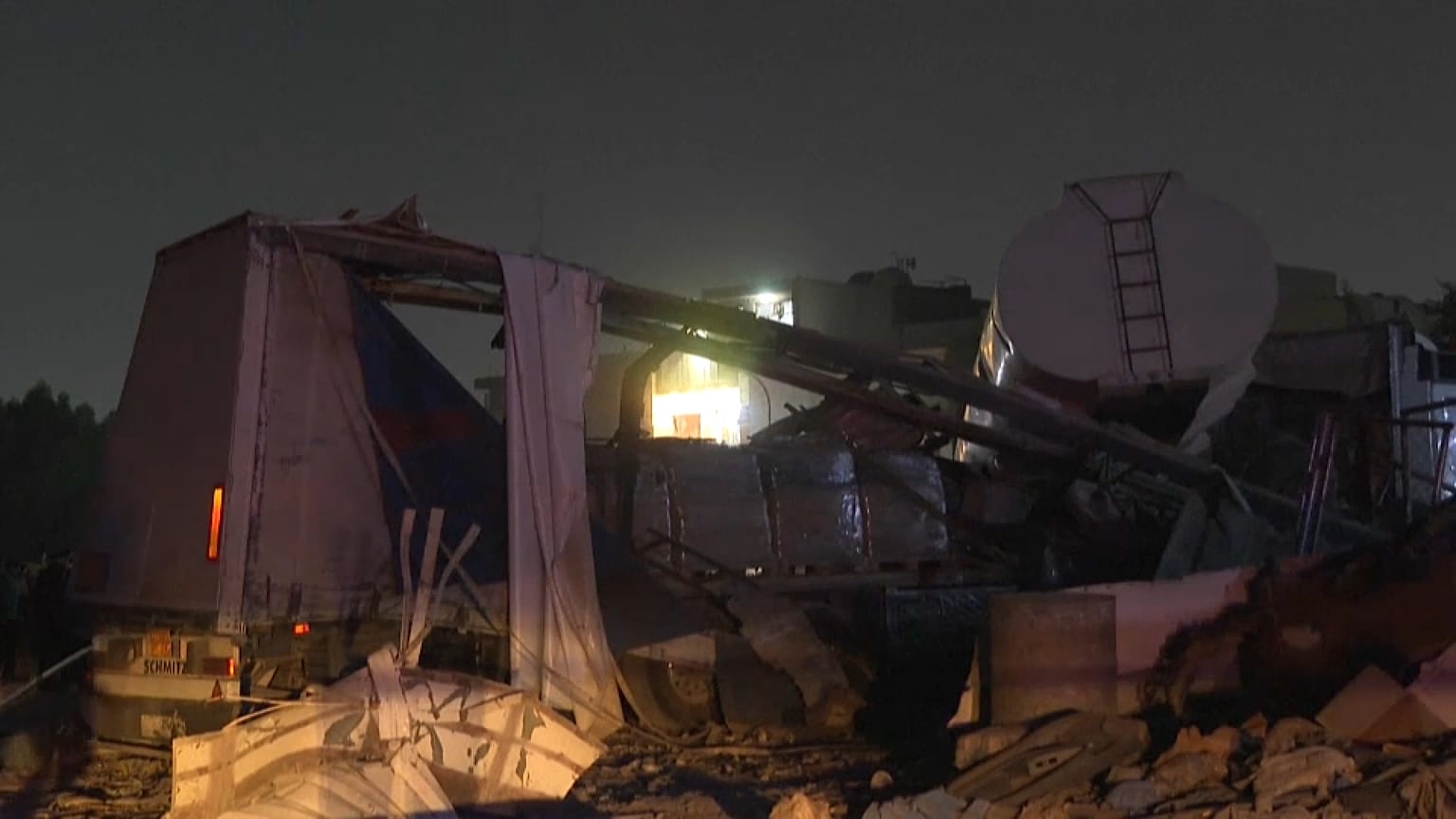 Explosion eines Gastankers in Bagdad