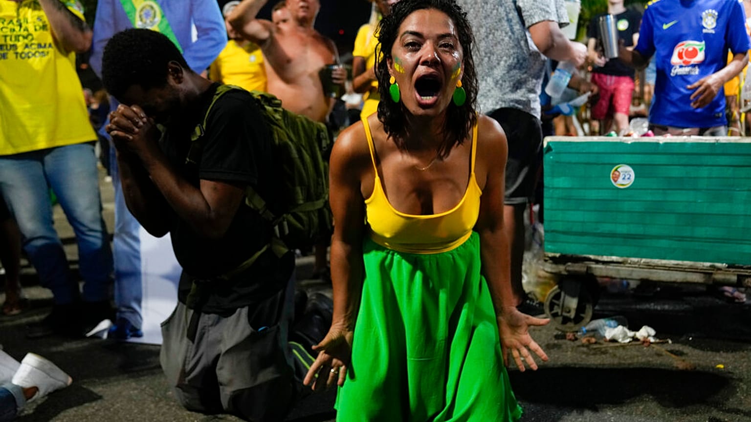 Anhänger des abgewählten brasilianischen Präsidenten Jair Bolsonaro