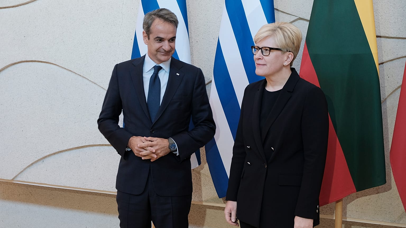 Κυριάκος Μητσοτάκης και Ινγκρίντα Σιμονίτε