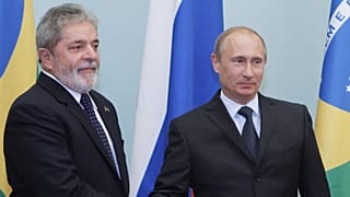 2010-es felvétel: Lula da Silva akkori brazil elnök Putyinnál, Moszkvában