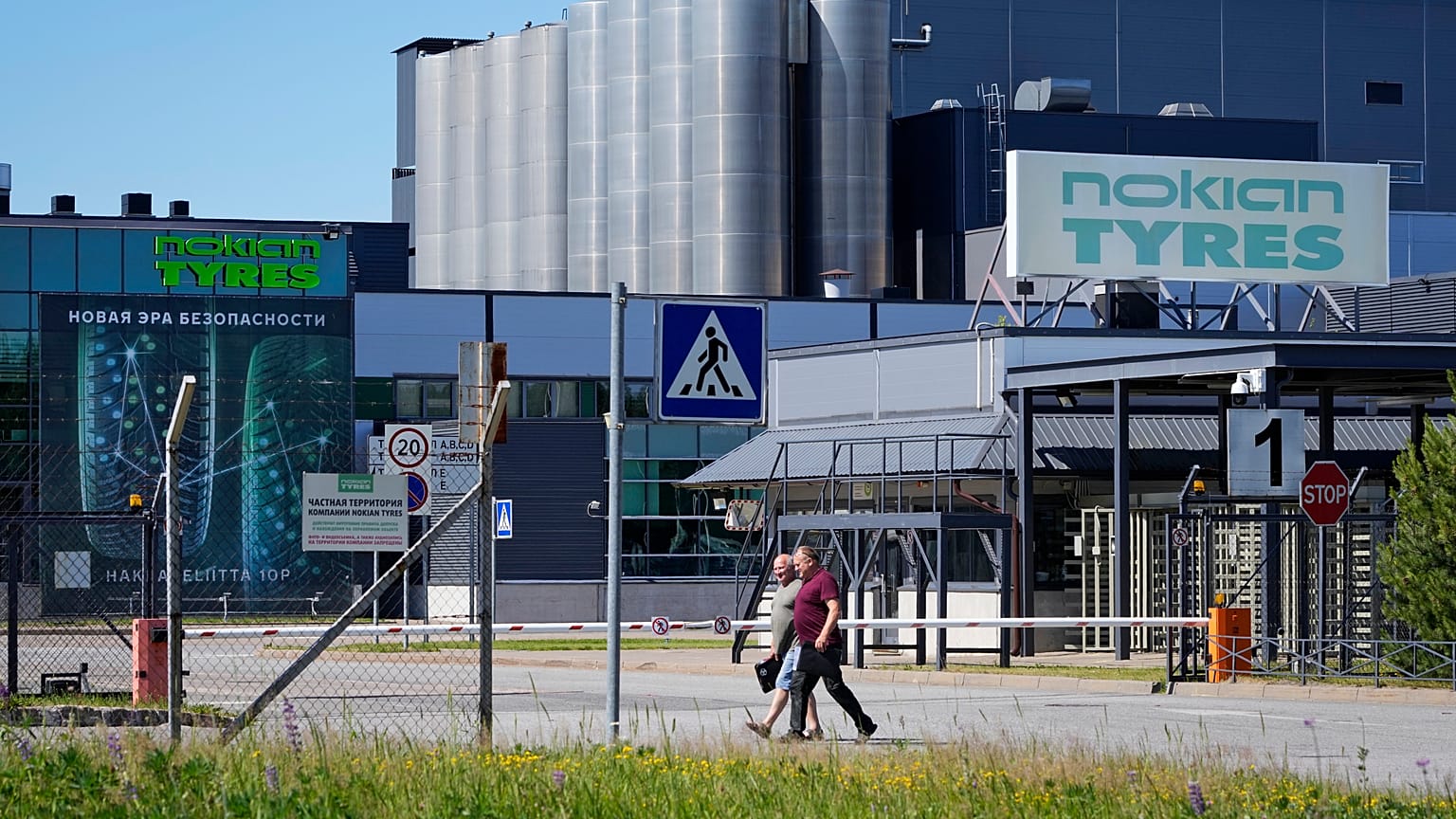 Завод Nokian во Всеволожске под Санкт-Петербургом
