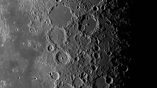 Lucy took this image while it was flying between the Earth and the Moon.