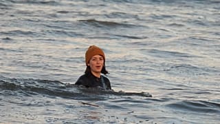 Euronews Travels' Hannah Brown swimming the North Sea