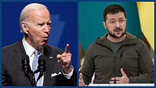 Joe Biden és Volodomir Zelenszkij