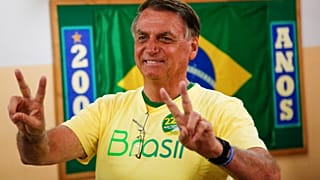 Le président brésilien Jair Bolsonaro après avoir voté lors du second tour de l'élection présidentielle, dimanche 30 octobre 2022.