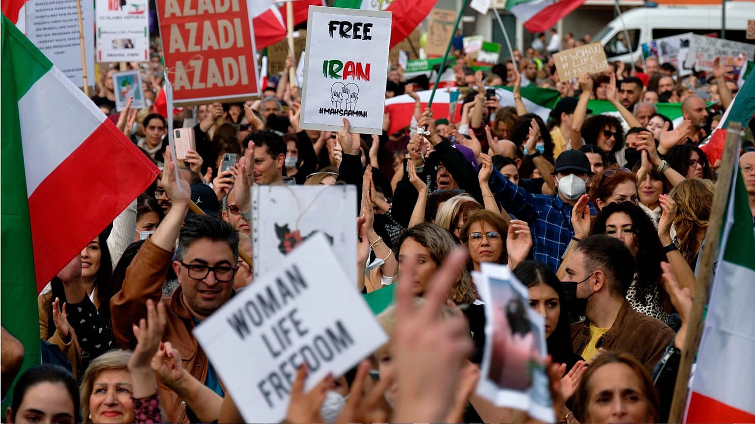 تجمع اعتراضی ایرانیان مقیم آمریکا در همبستگی با معترضان داخل کشور