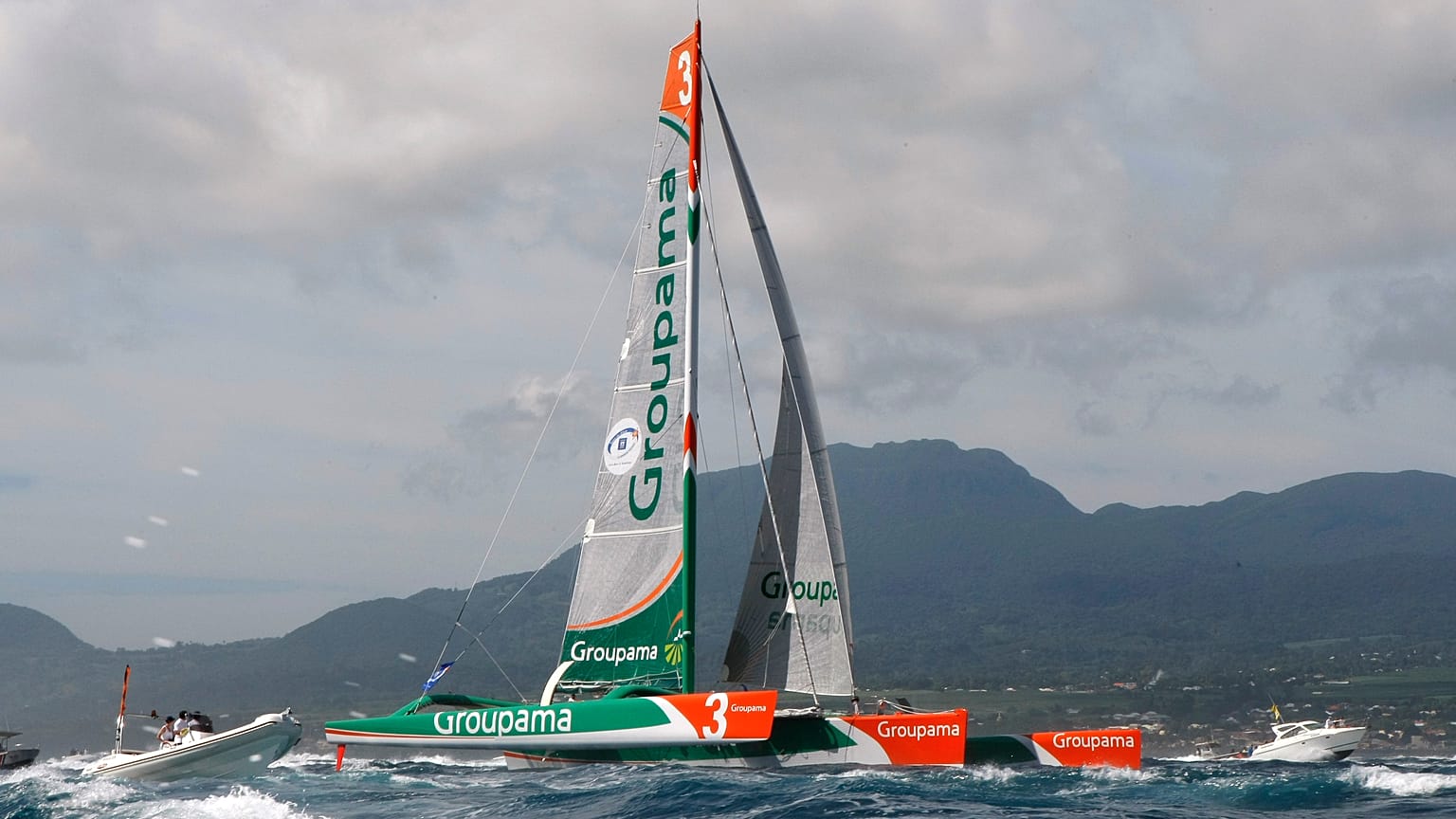 Franck Cammas a remporté la Route du Rhum en 2010 à la barre de Groupama 