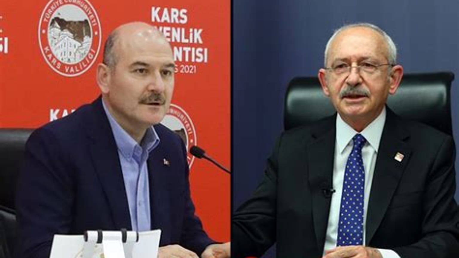 Süleyman Soylu ve Kemal Kılıçdaroğlu 