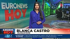 Blanca Castro presenta este martes Euronews Hoy. 
