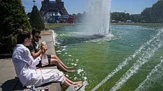 Paris viveu dias de calor pouco habitual no outono