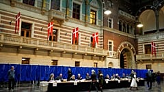 Εκλογικό κέντρο στην Κοπενχάγη