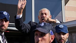 Benjamin Netanjahu an diesem Dienstag in Ashkelon