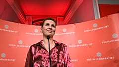 La Première ministre Mette Frederiksen, après l'officialisation des résultats des législatives danoises, le 1 novembre 2022 