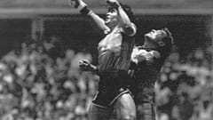 Imagem de Maradona no Mundial do México de 1986