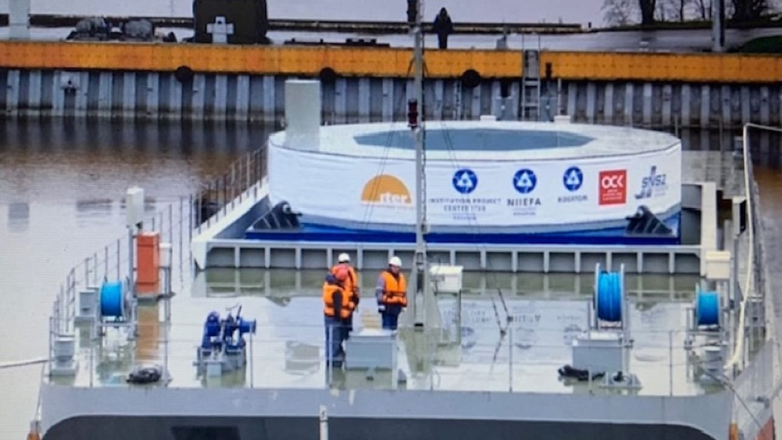 Russischer Ringmagnet für ITER auf dem Weg nach Frankreich