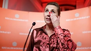 Denmark's Prime Minister and head of the the Social Democratic Party Mette Frederiksen in Copenhagen, 1 November 2022