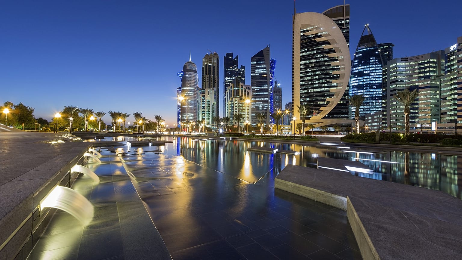 العاصمة القطرية الدوحة