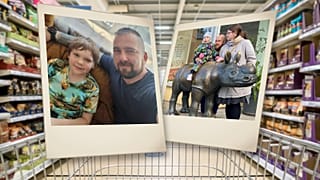 Composite image of Estonian shoppers