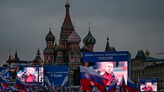 Митинг-концерт в Москве, состоявшийся в день аннексии РФ украинских территорий. Архив