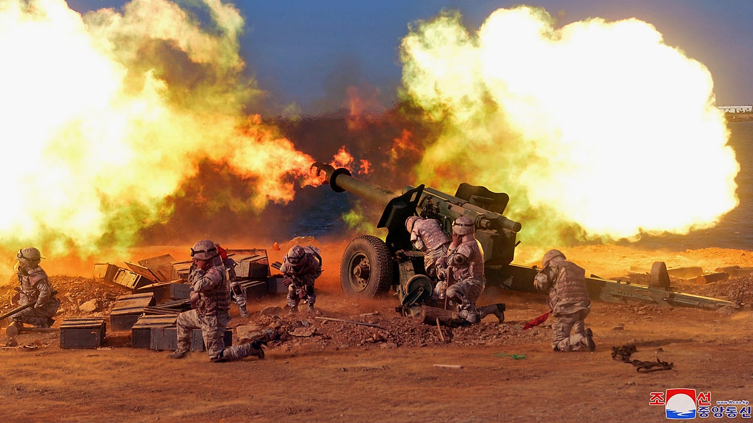 North Korea's military exercises at an undisclosed location in North Korea, 6 October 2022