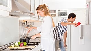 Air fryers, batch cooking and using the right pan could all save you money in the kitchen.