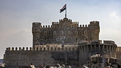 قلعه قایتبای در اسکندریه در مصر اکتبر ۲۰۲۲