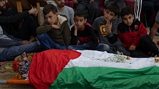 جنازة الفلسطيني داود محمود خليل ريان الذي قتله الجيش الإسرائيلي
