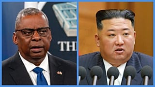 Lloyd Austin és Kim Dzsongun