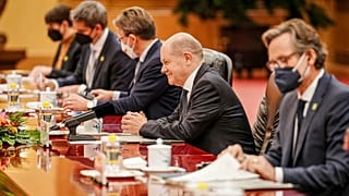 Олаф Шольц в Пекине