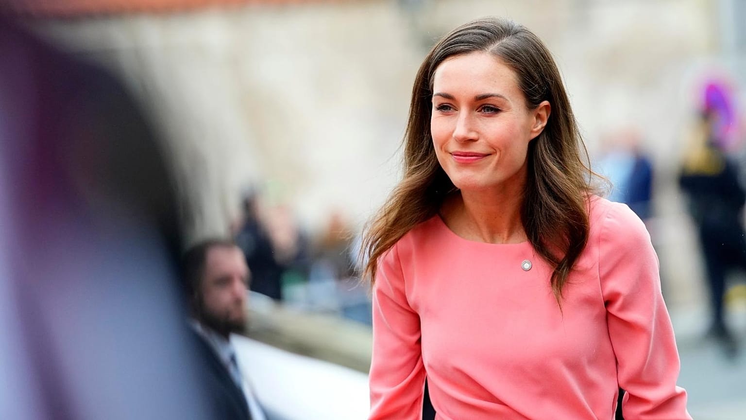 Finland's Prime Minister Sanna Marin arrives for a meeting of the European Political Community at Prague Castle in Prague, Czech Republic, Thursday, Oct 6, 2022. 