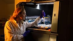Imagen de hemeroteca del Laboratorio de Investigación Genómica del Cáncer