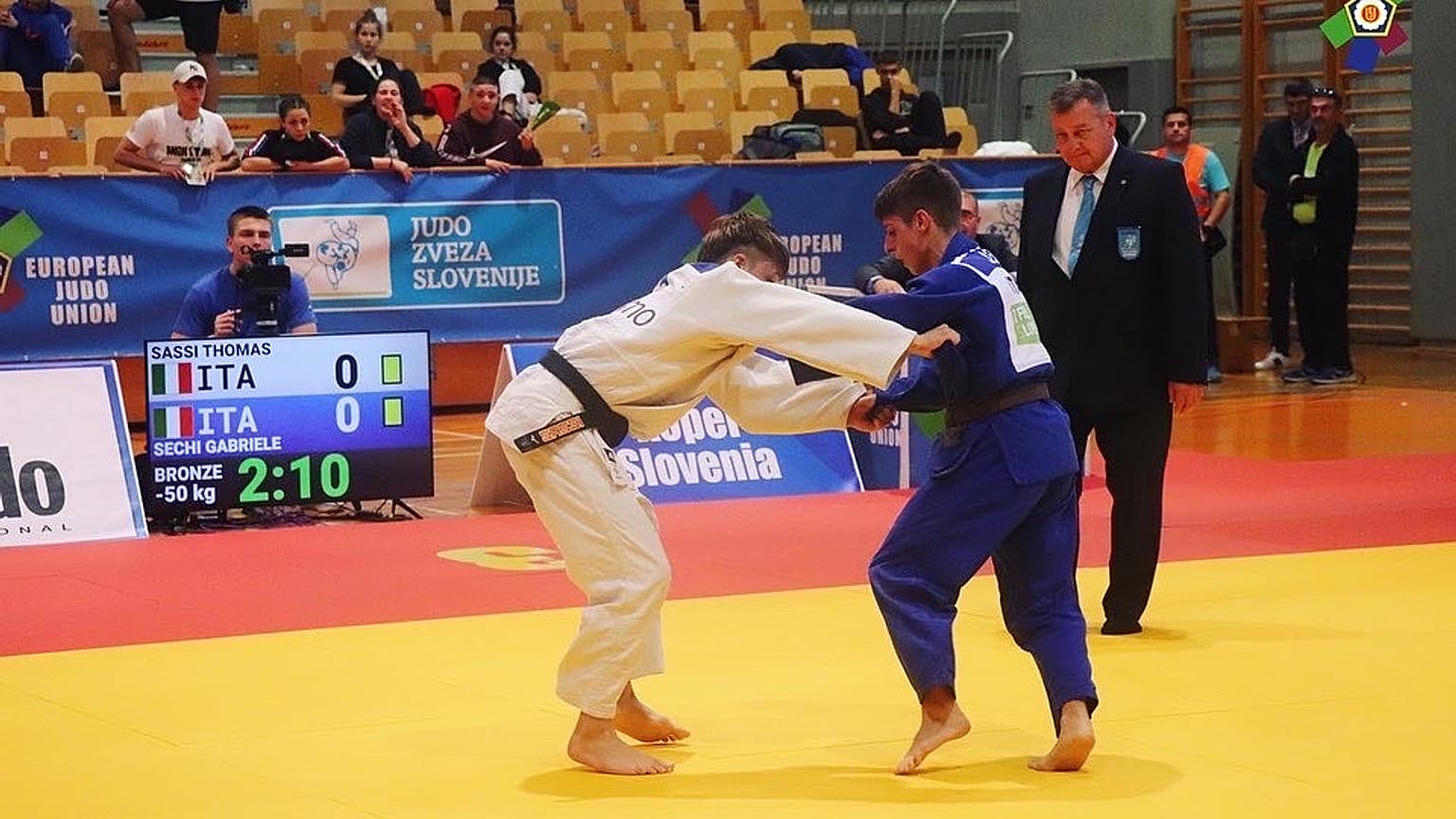 Gabriele Sechi in combattimento