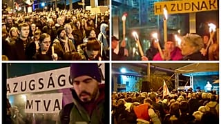 Sokan osztottak meg képeket a közösségi oldalakon a tüntetésről