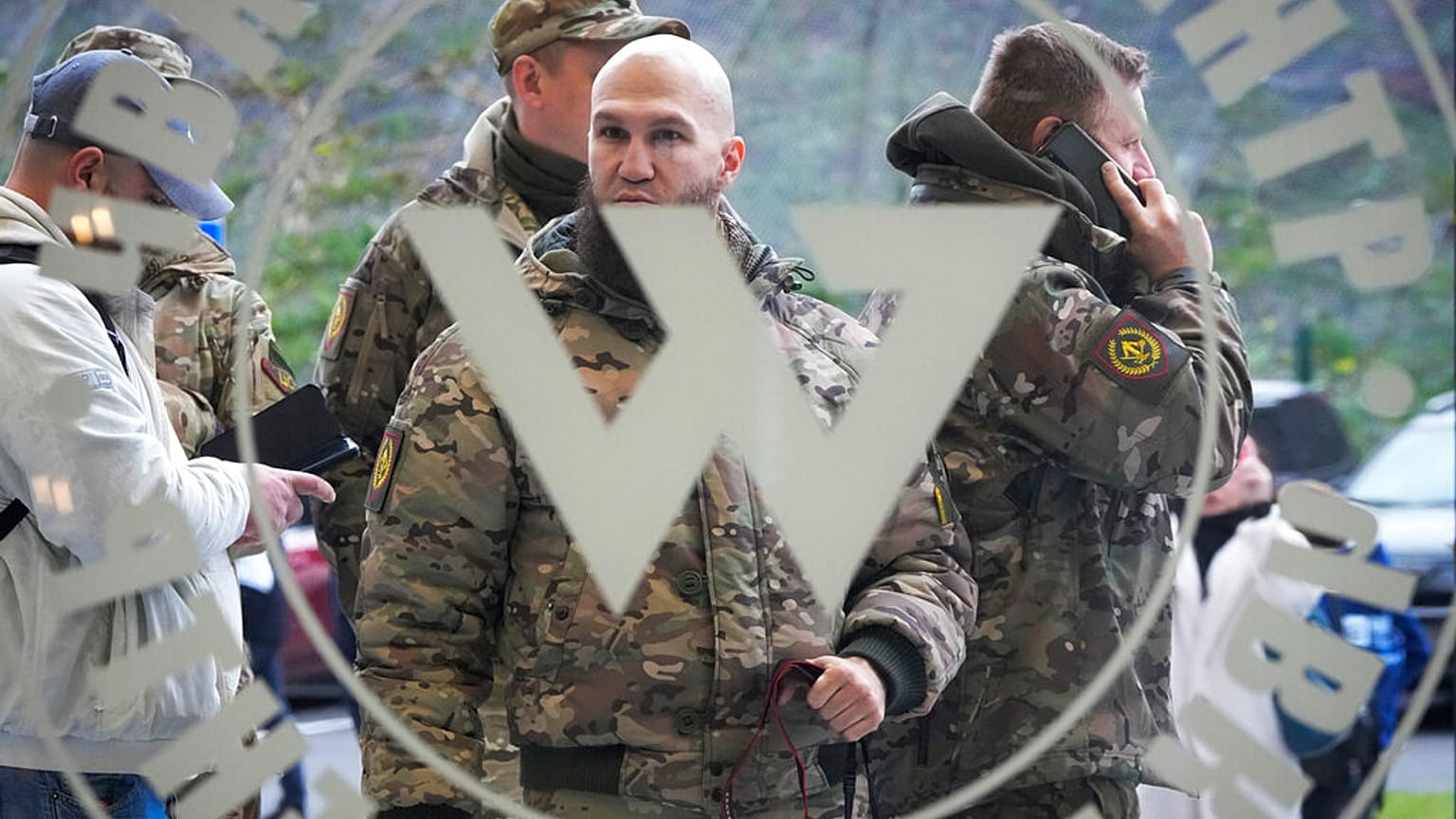 В так называемом "ЧВК Вагнер центре", Санкт-Петербург, ноябрь 2022 года.