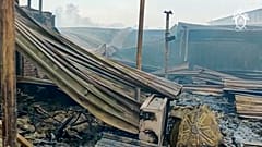 Romok a tűz után Kosztromában