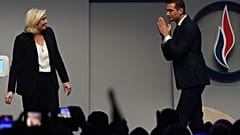 Marine Le Pen ve  Jordan Bardella 