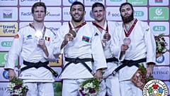 L'Azerbaïdjanais Saeid Mollaei s'est imposé à Bakou en -81 kg, samedi 5 novembre 2022.