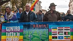 Große Demonstration in Rom für Frieden in der Ukraine.