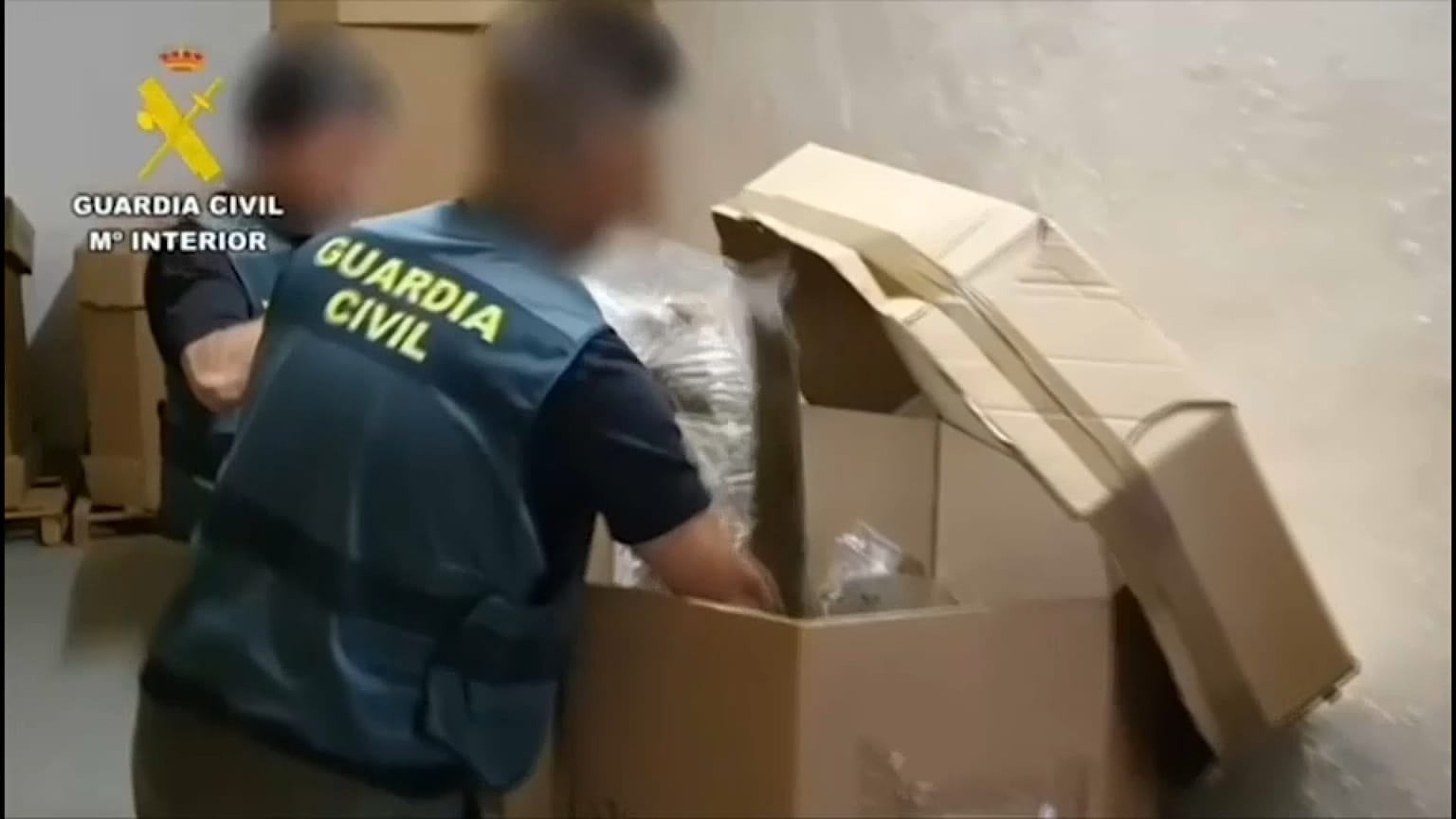 La operación ha sido coordinada por la Guardia Civil española.