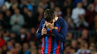 Gerard Pique futbolu bıraktığı son maçta duygulu anlar yaşadı