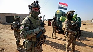 جنود عراقيون من فرقة التدخل السريع في محافظة ديالى