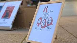 Protestas en Varsovia en solidaridad con Mahsa Amini