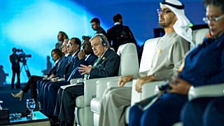 COP27: az ENSZ főtitkára Sarm-es-Sejkben.