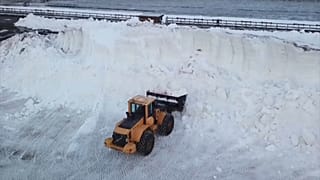 on stocke la neige à Bessans