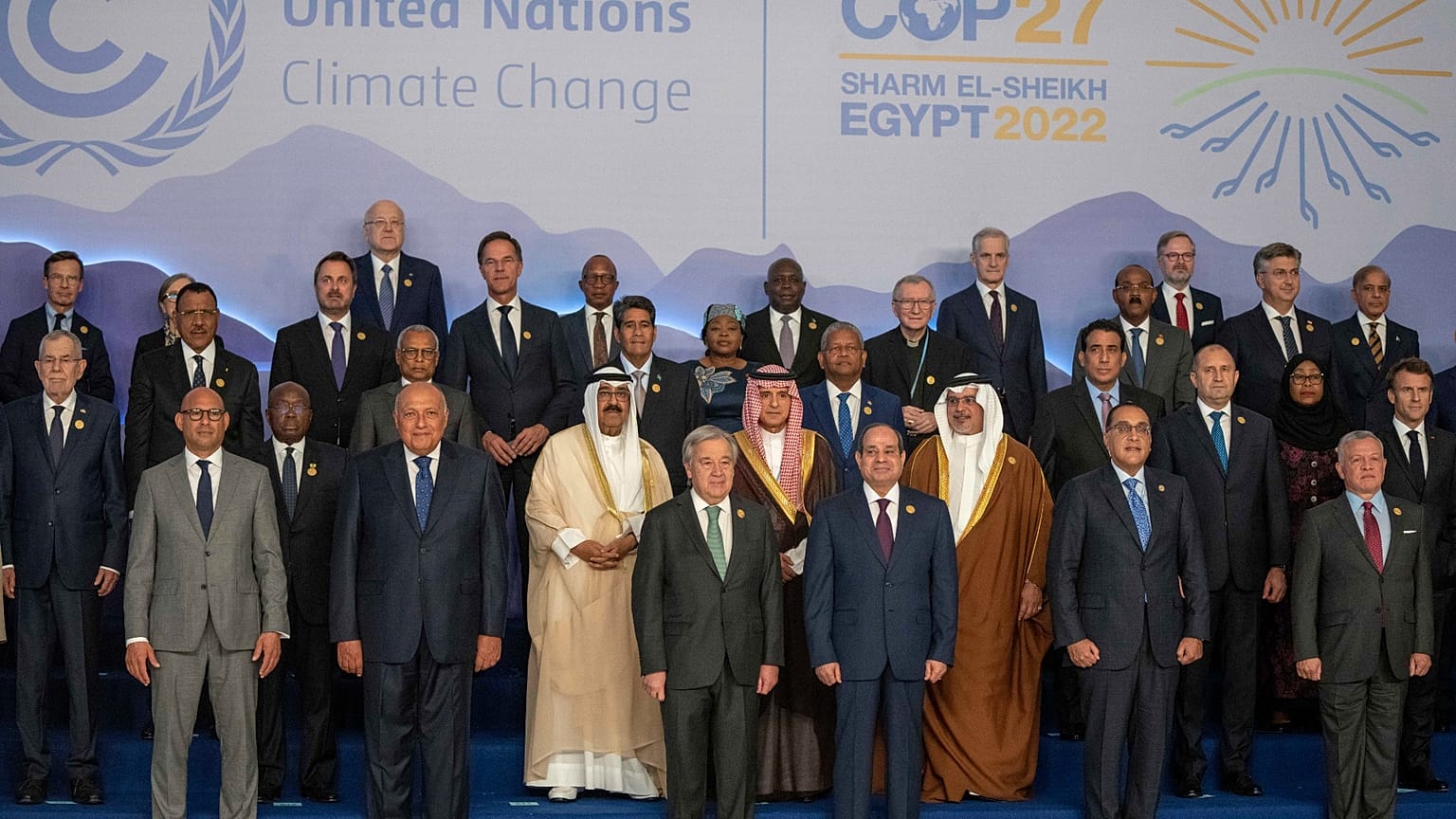 La COP27 a réuni près de 120 chefs d'État et de gouvernement du monde entier à Charm el-Cheikh en Égypte