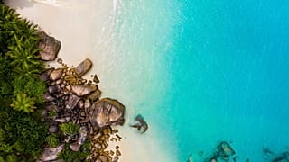 A beach in the Seychelles