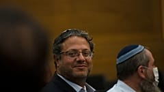 إيتمار بن غفير في جلسة للكنيست الإسرائيلي في القدس. 